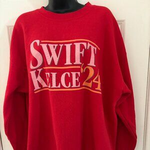 Swift / Kelce 2024 Sweatshirt -  Mens Large - Pre-loved